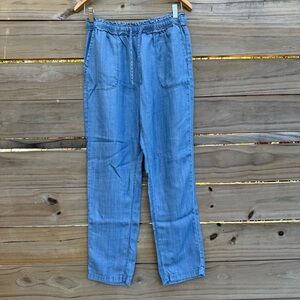 Splendid Blue Denim Drawstring Pants